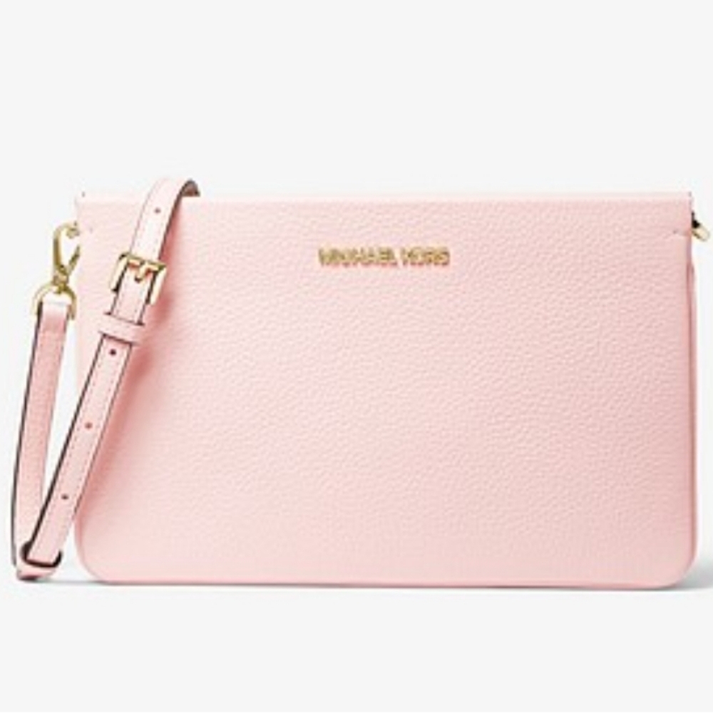 Jet Set MK Pebbled Leather Crossbody Bag NWTs